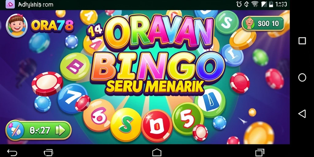 Screenshot gameplay ORA78 yang menunjukkan suasana Bingo yang seru.