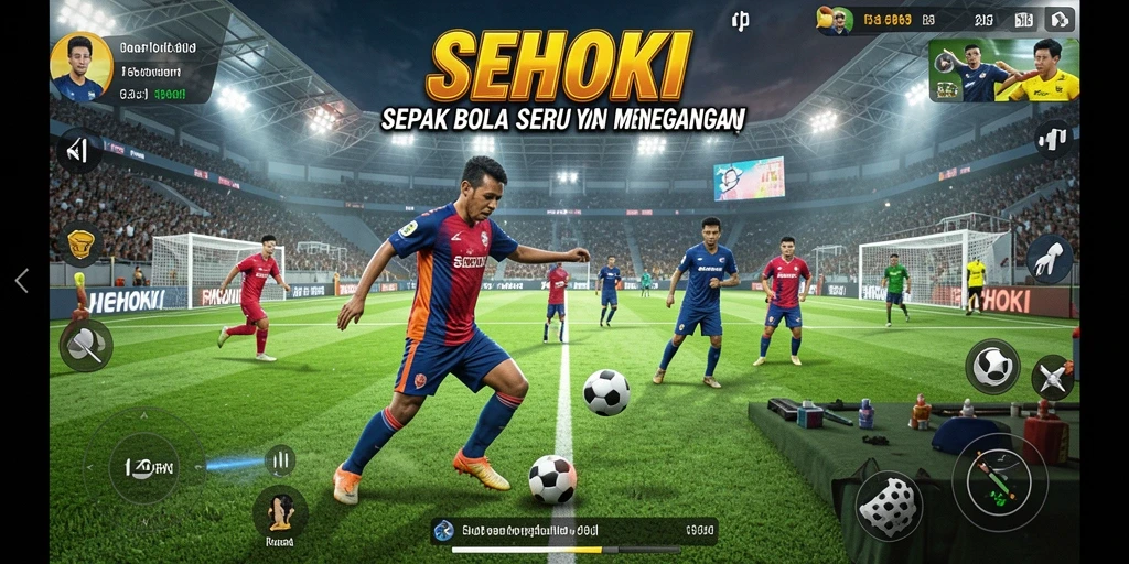 Gameplay sepak bola yang mendebarkan dan realistis