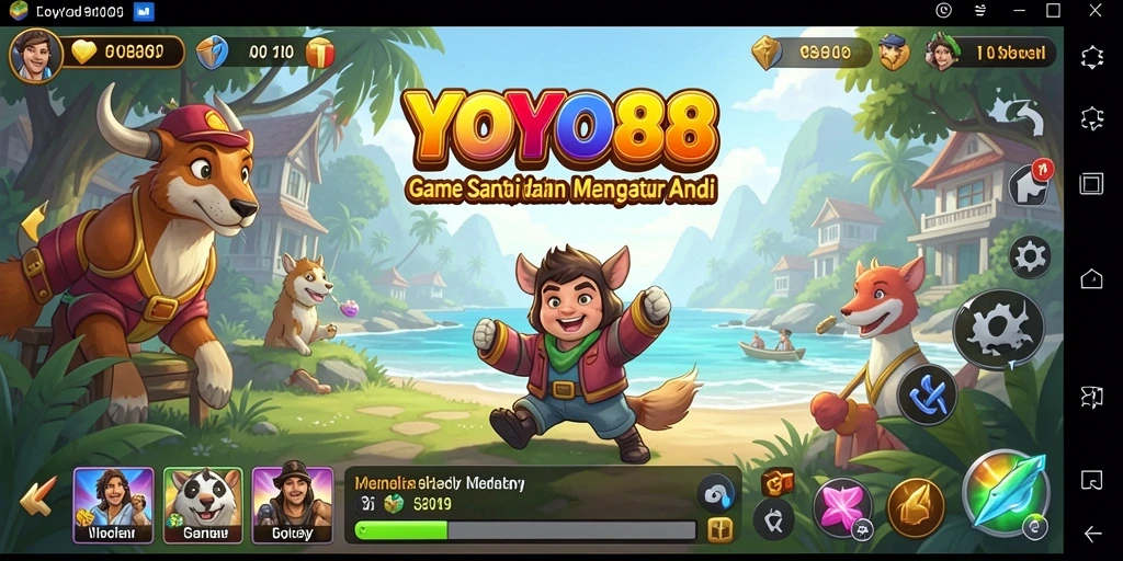 Tampilan gameplay YOYO88 yang menyenangkan dan interaktif.
